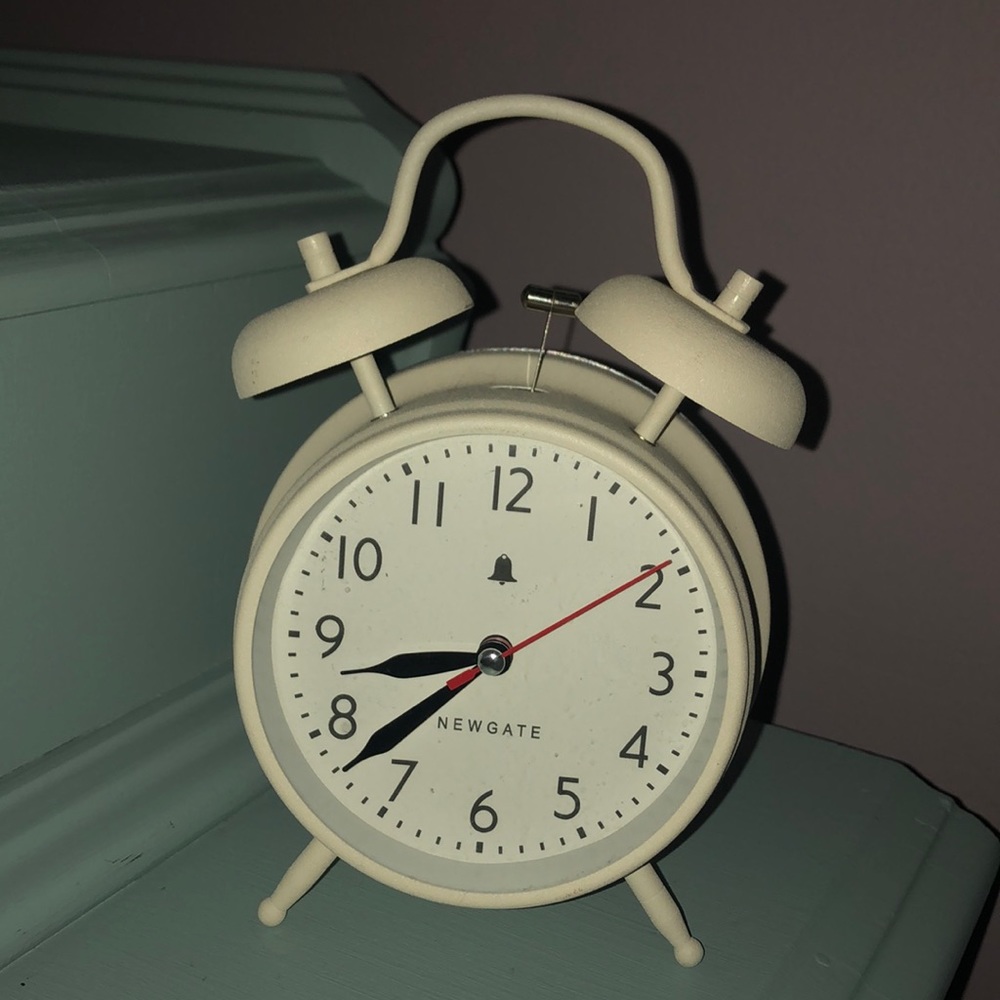West elm analog alarm clock